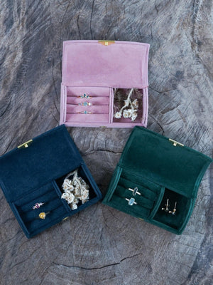 Velvet Travel Box - Gardens of the Sun | Ethical Jewelry