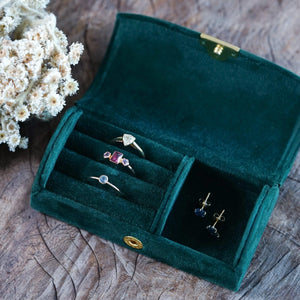 Velvet Travel Box - Gardens of the Sun | Ethical Jewelry