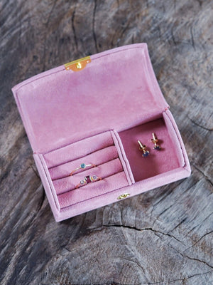 Velvet Travel Box - Gardens of the Sun | Ethical Jewelry