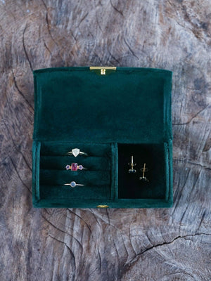 Velvet Travel Box - Gardens of the Sun | Ethical Jewelry