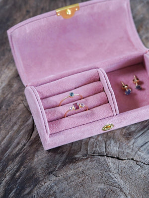 Velvet Travel Box - Gardens of the Sun | Ethical Jewelry