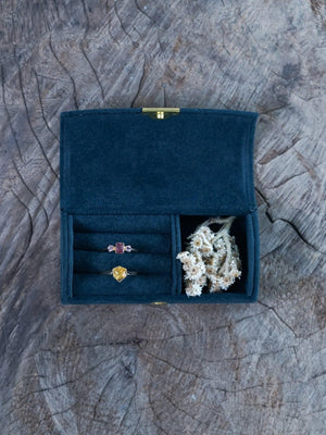 Velvet Travel Box - Gardens of the Sun | Ethical Jewelry