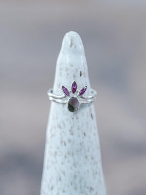 Watermelon Tourmaline Ring - Gardens of the Sun | Ethical Jewelry
