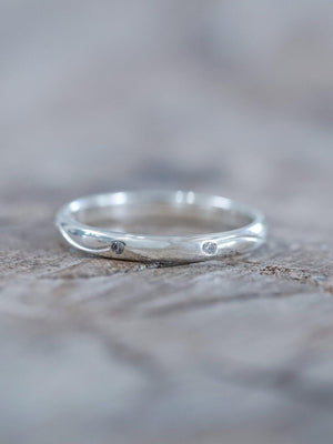 Custom Wedding Band in Gold - Gardens of the Sun | Ethical Jewelry