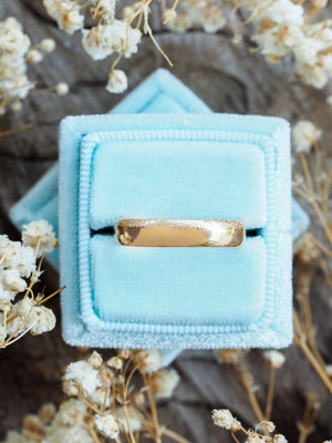 Custom Wedding Band in Gold - Gardens of the Sun | Ethical Jewelry