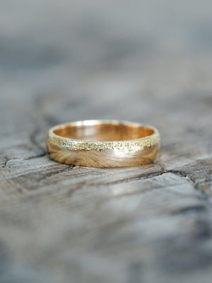 Custom Wedding Band in Gold - Gardens of the Sun | Ethical Jewelry