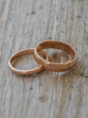 Custom Wedding Band in Gold - Gardens of the Sun | Ethical Jewelry