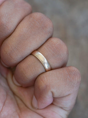 Custom Wedding Band in Gold - Gardens of the Sun | Ethical Jewelry