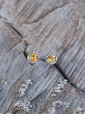 Yellow Gemstone Earrings - Gardens of the Sun | Ethical Jewelry