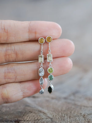 Yellow Gemstone Earrings - Gardens of the Sun | Ethical Jewelry
