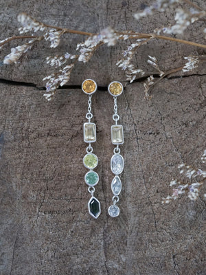 Yellow Gemstone Earrings - Gardens of the Sun | Ethical Jewelry