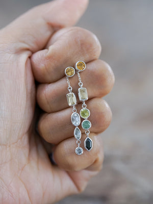 Yellow Gemstone Earrings - Gardens of the Sun | Ethical Jewelry