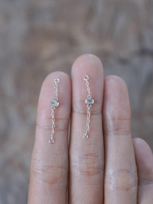 Zircon Ear Chains - Gardens of the Sun | Ethical Jewelry