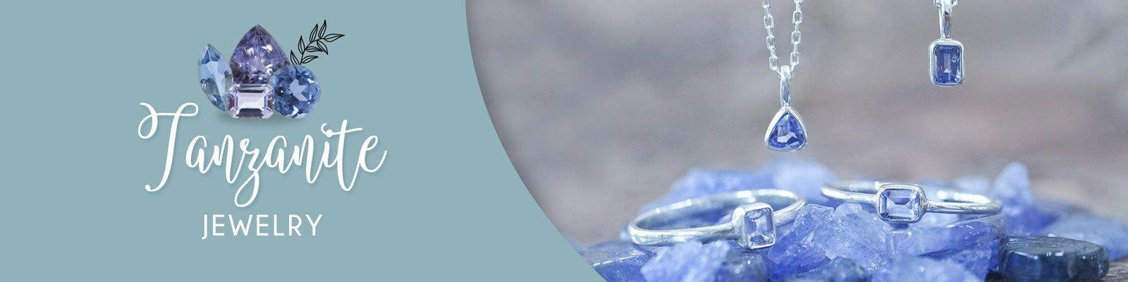 Tanzanite Birthstone Jewelry in Silver and Gold