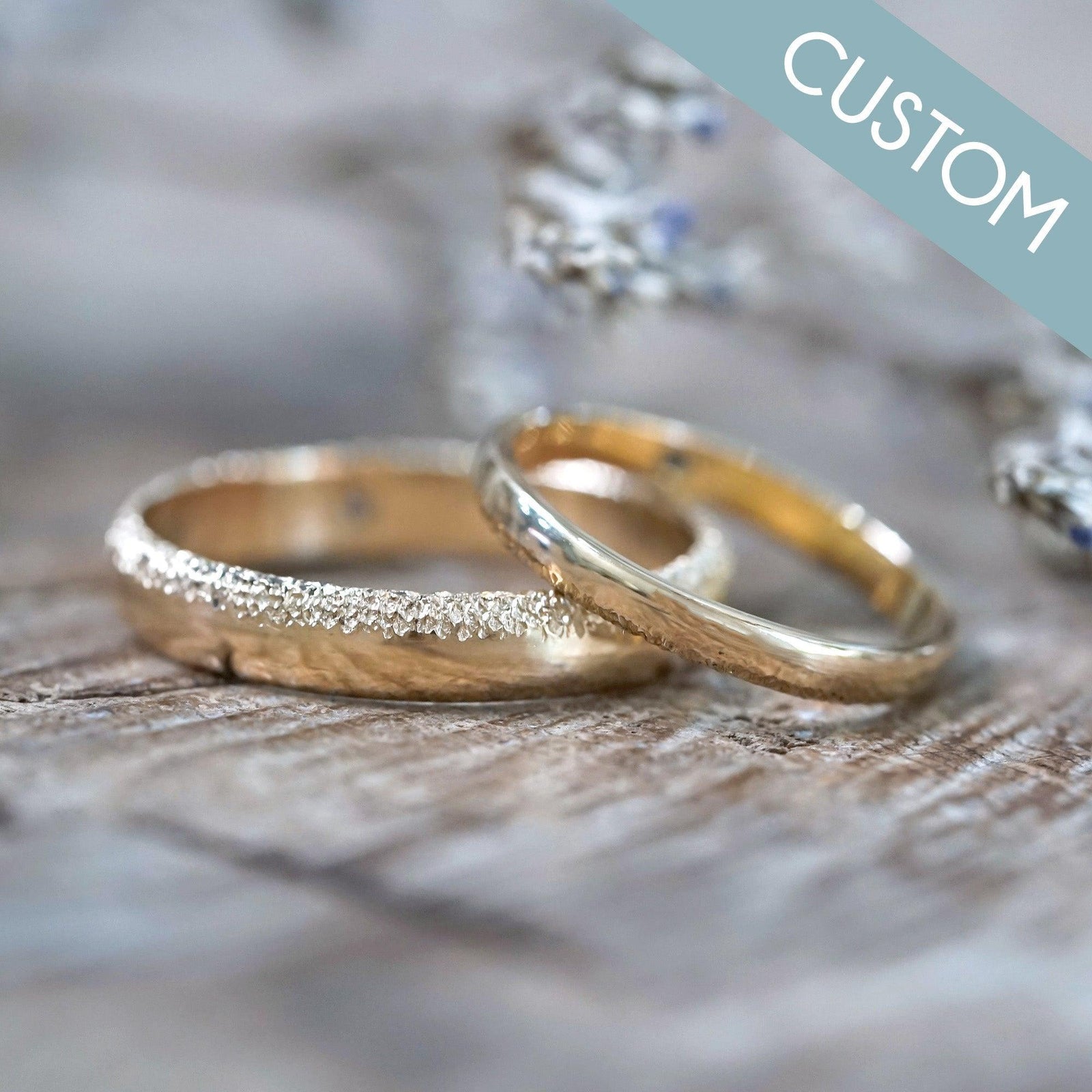 18K Gold Wedding Rings and Wedding Bands