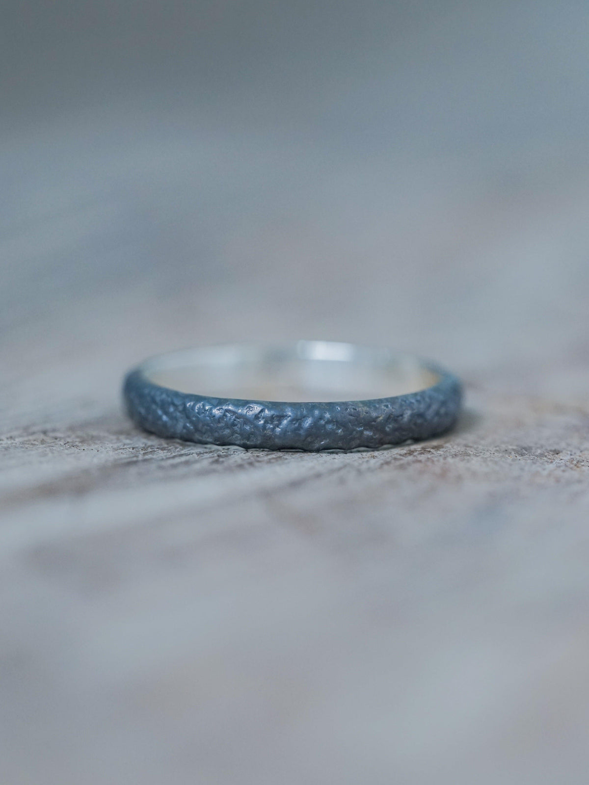 Shadow Wedding Ring in Silver - Gardens of the Sun | Ethical Jewelry