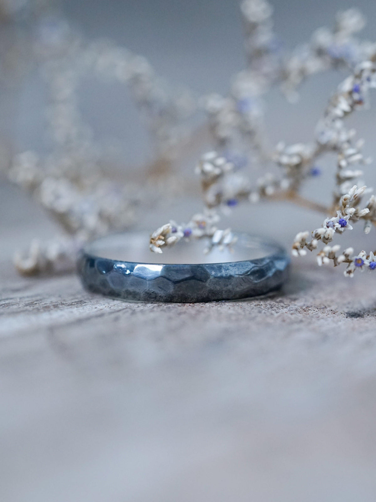 Shadow Wedding Ring in Silver - Gardens of the Sun | Ethical Jewelry
