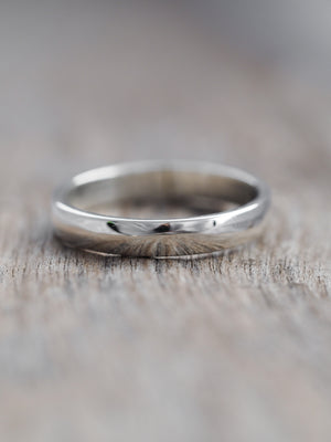 Plain Silver Wedding Band - Gardens of the Sun | Ethical Jewelry