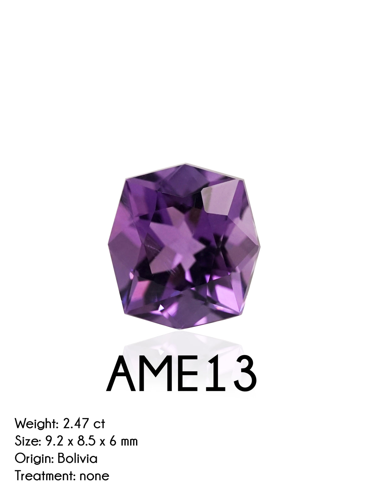 Custom Amethyst Ring in Gold