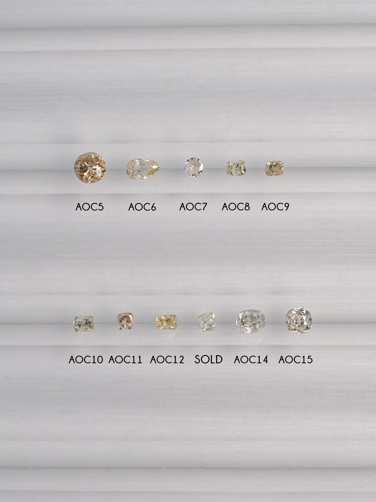 Custom Antique Cut Diamond Ring in Gold