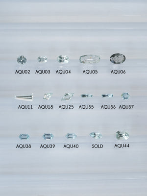 Custom Aquamarine Ring in Gold