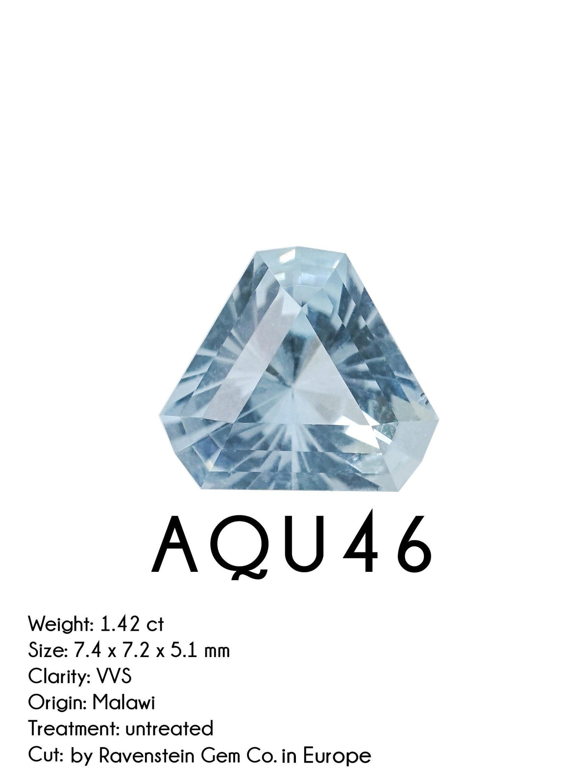 Custom Aquamarine Ring in Gold - Gardens of the Sun | Ethical Jewelry