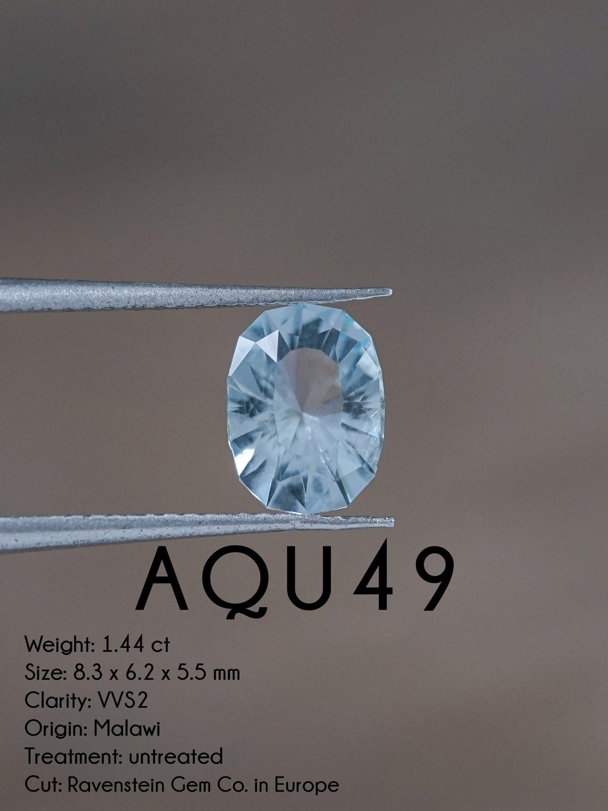 Custom Aquamarine Ring in Gold - Gardens of the Sun | Ethical Jewelry