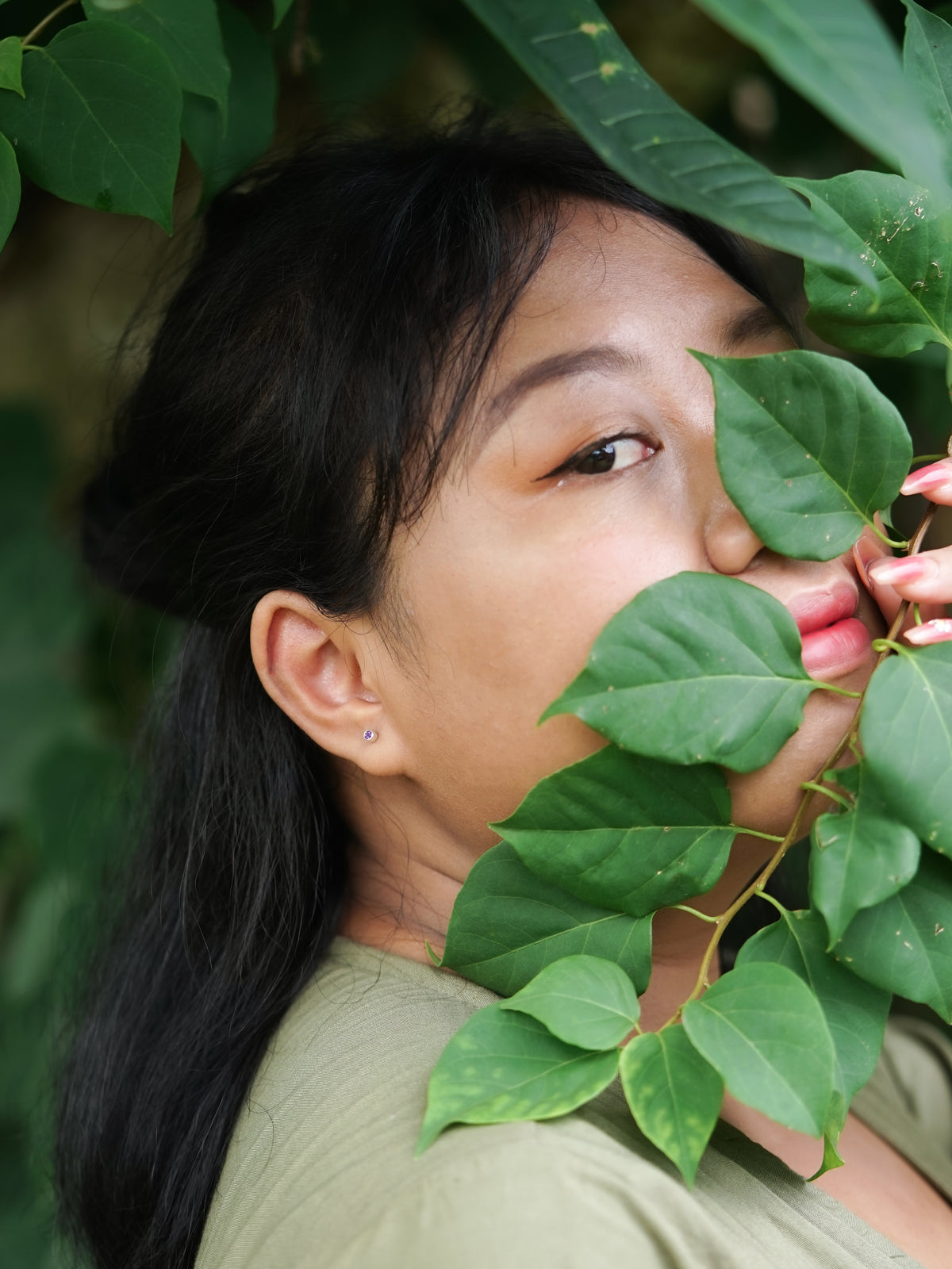 Amethyst Earrings - Gardens of the Sun | Ethical Jewelry