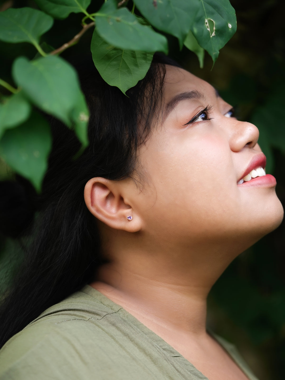 Amethyst Earrings - Gardens of the Sun | Ethical Jewelry