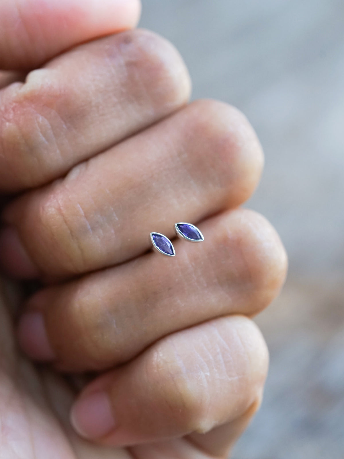 Amethyst Earrings - Gardens of the Sun | Ethical Jewelry