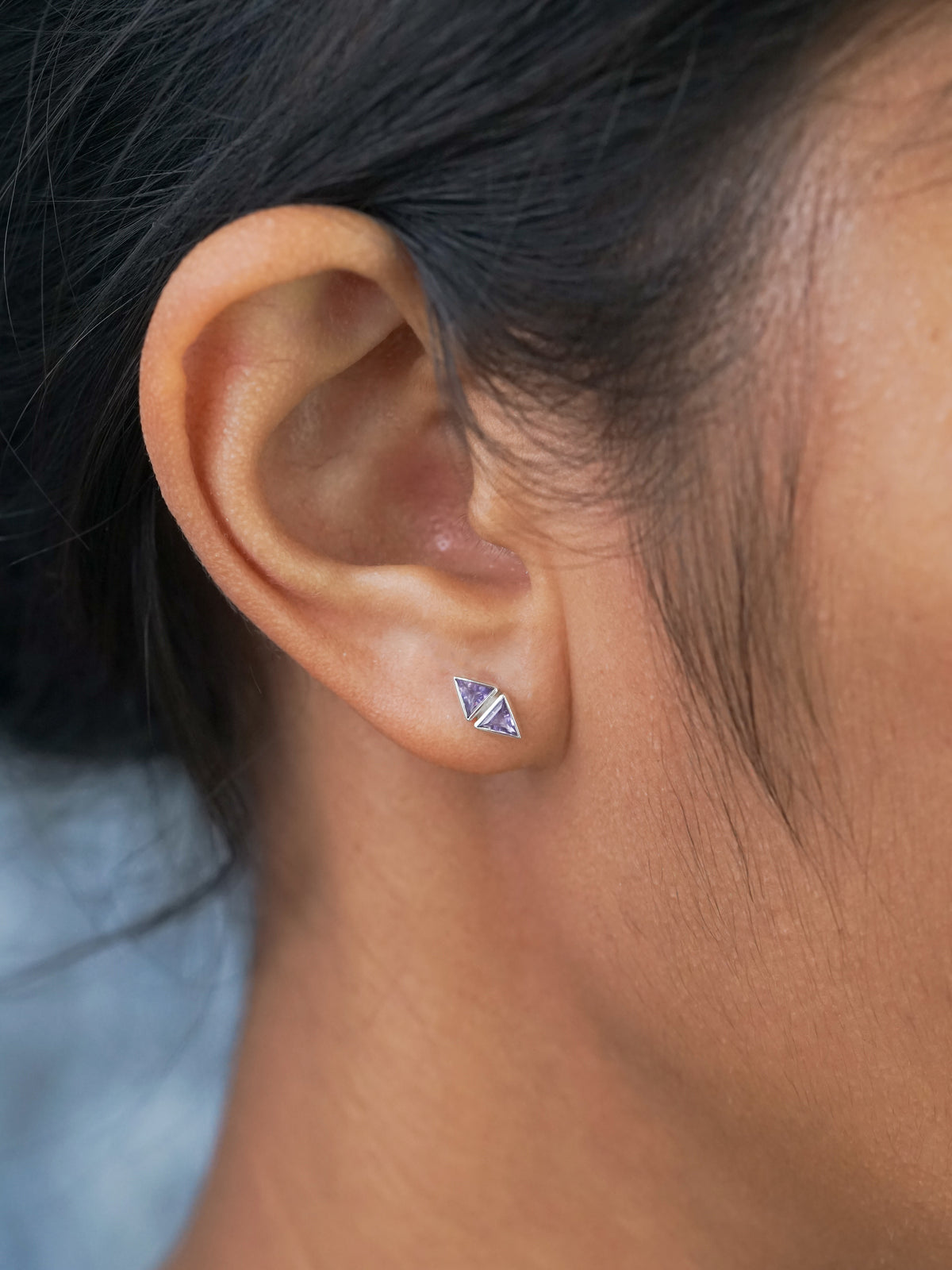 Amethyst Earrings - Gardens of the Sun | Ethical Jewelry