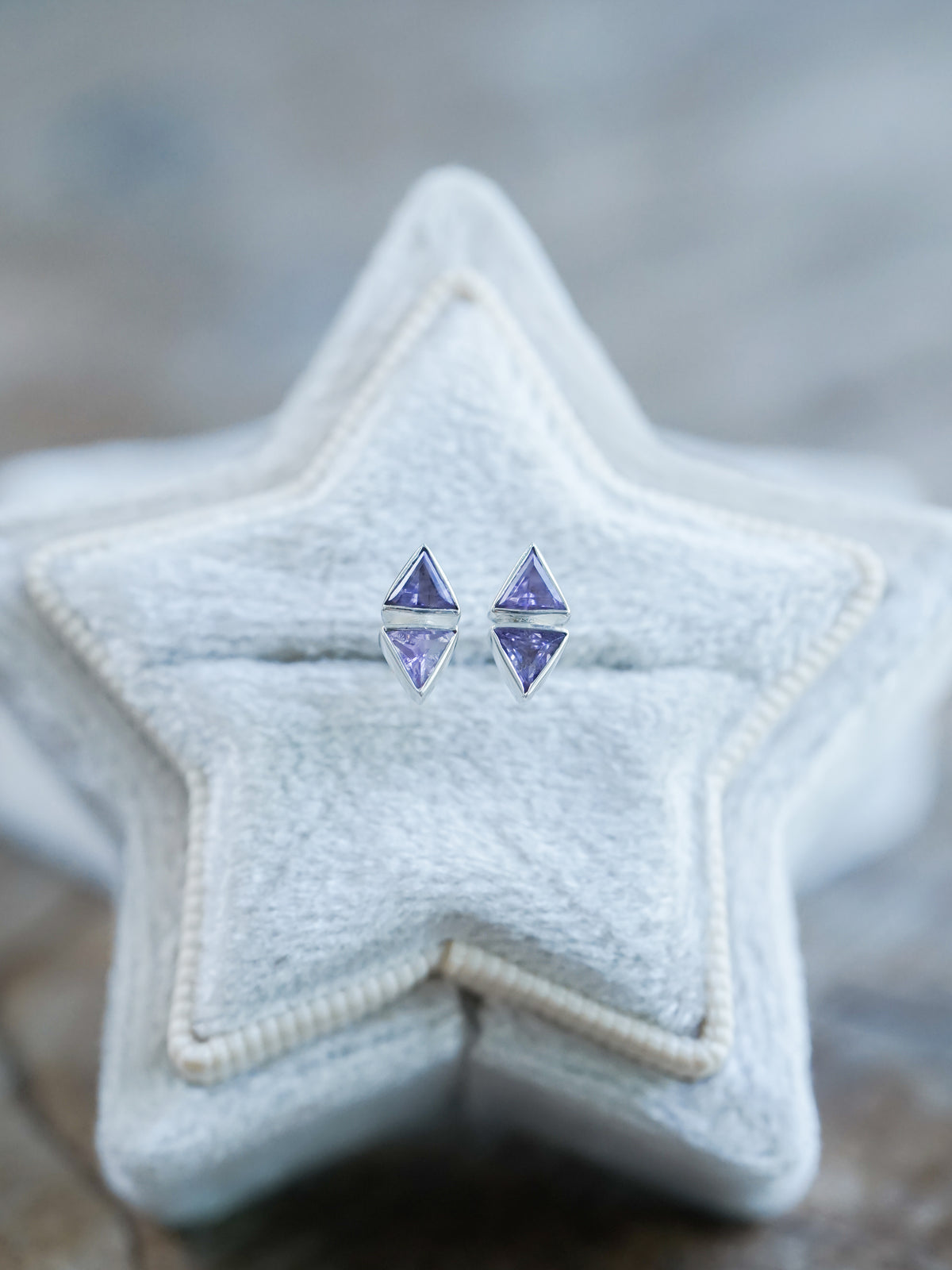 Amethyst Earrings - Gardens of the Sun | Ethical Jewelry