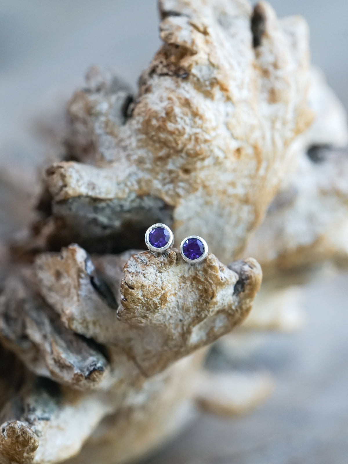 Amethyst Earrings - Gardens of the Sun | Ethical Jewelry
