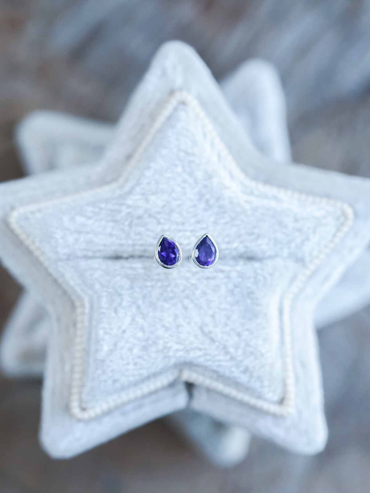 Amethyst Earrings - Gardens of the Sun | Ethical Jewelry