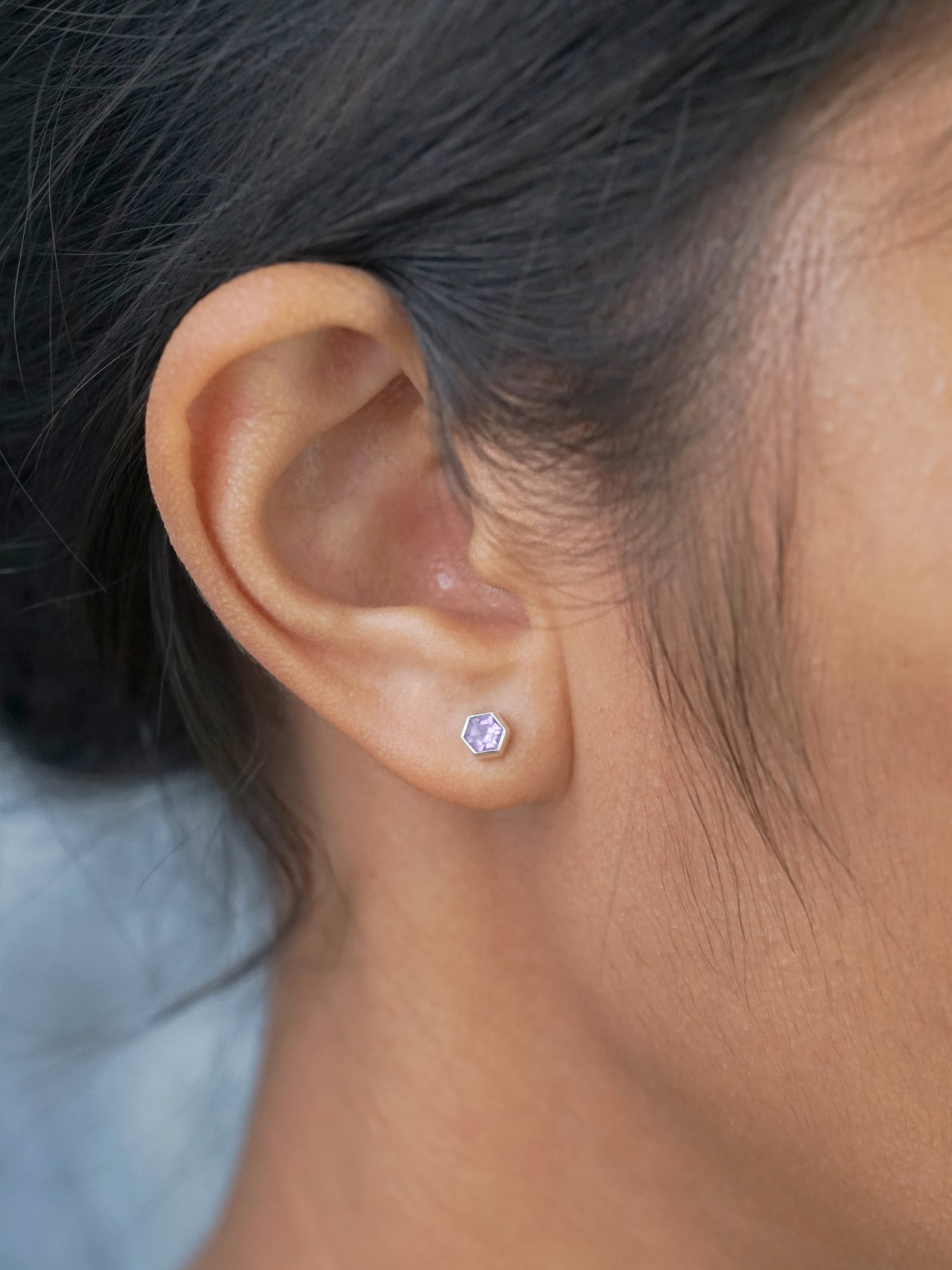 Amethyst Earrings - Gardens of the Sun | Ethical Jewelry