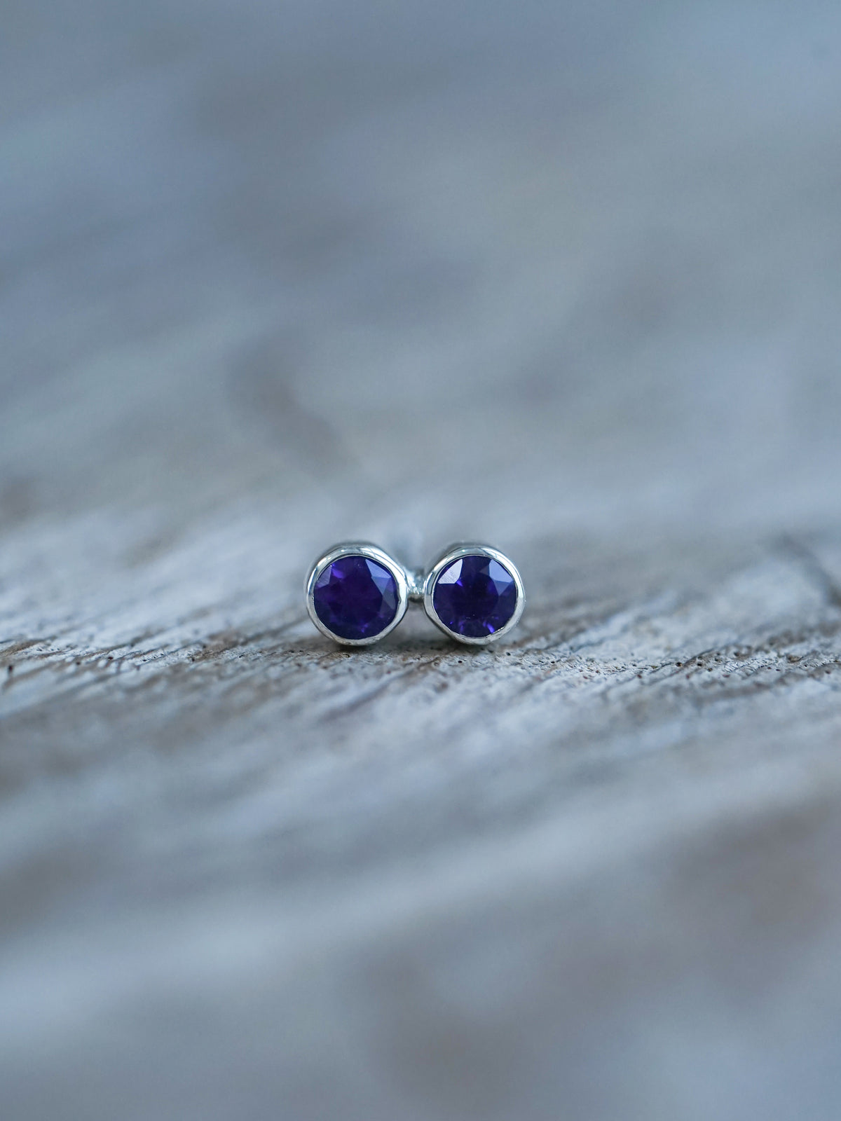 Amethyst Earrings - Gardens of the Sun | Ethical Jewelry