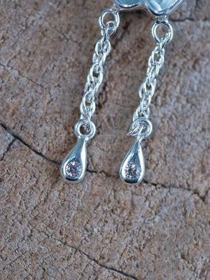 Aquamarine Butterfly Necklace