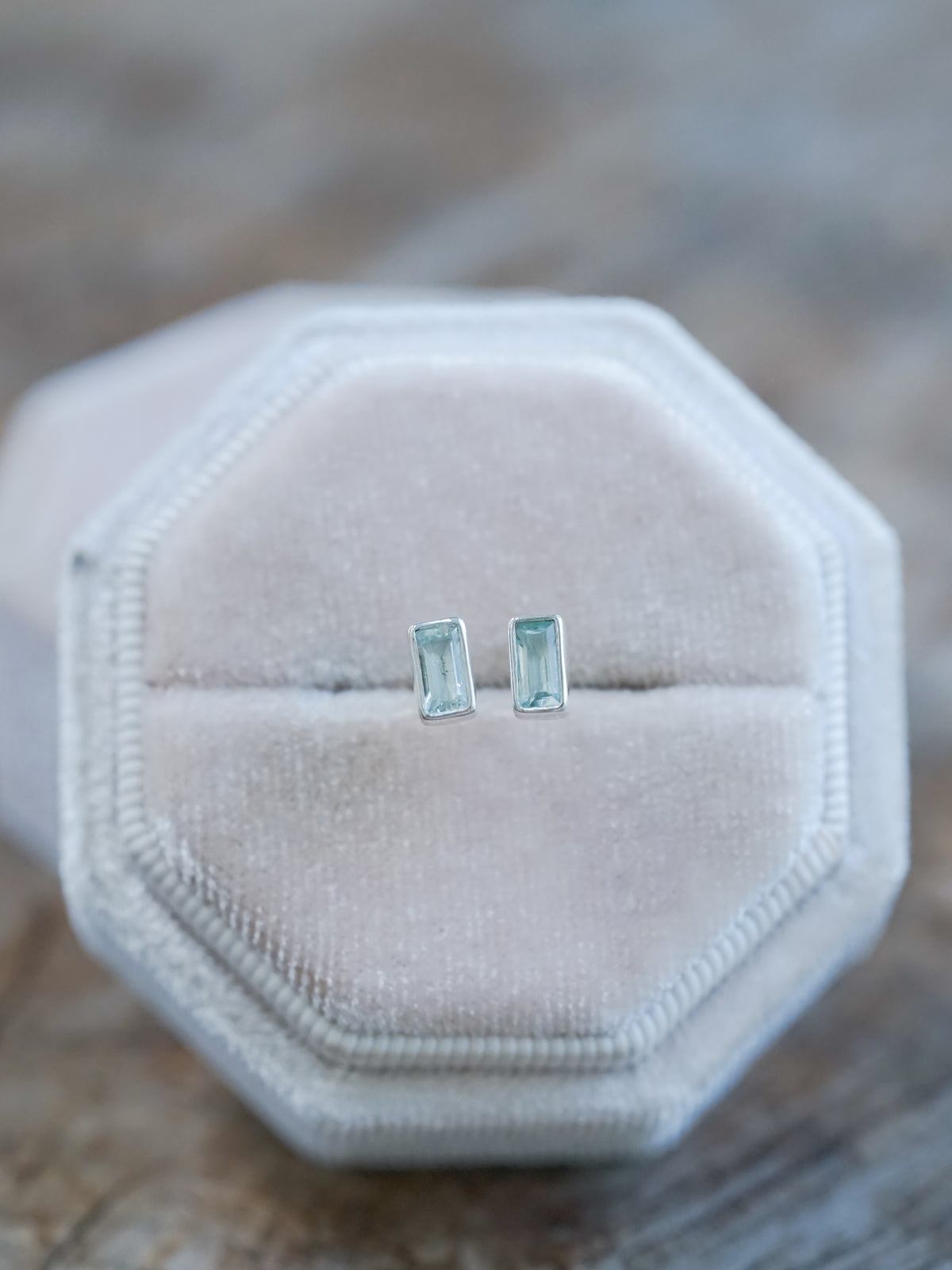 Aquamarine Earrings - Gardens of the Sun | Ethical Jewelry