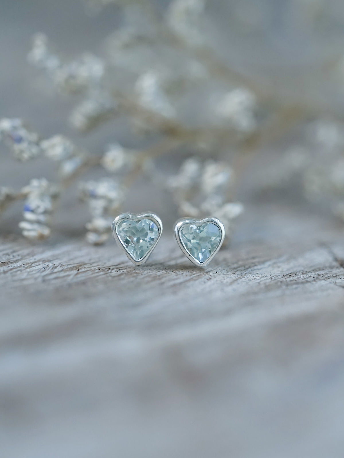 Aquamarine Earrings - Gardens of the Sun | Ethical Jewelry