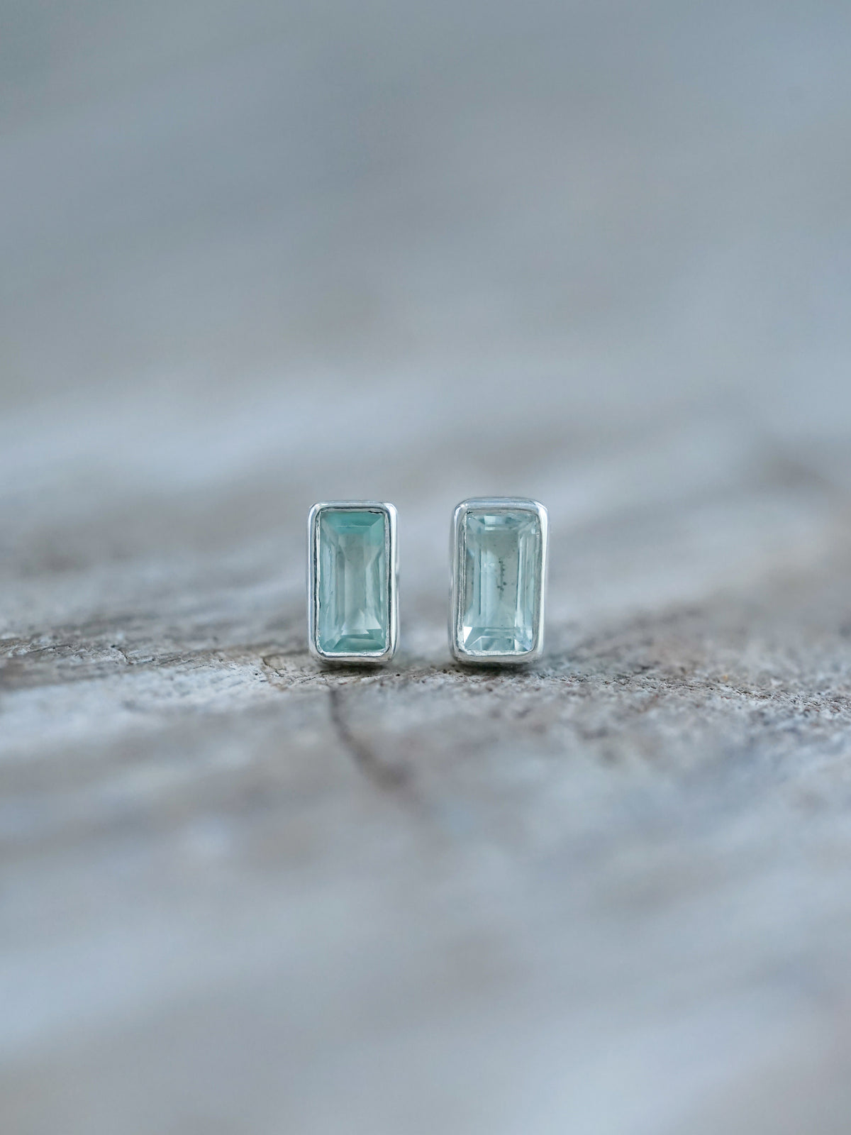 Aquamarine Earrings - Gardens of the Sun | Ethical Jewelry