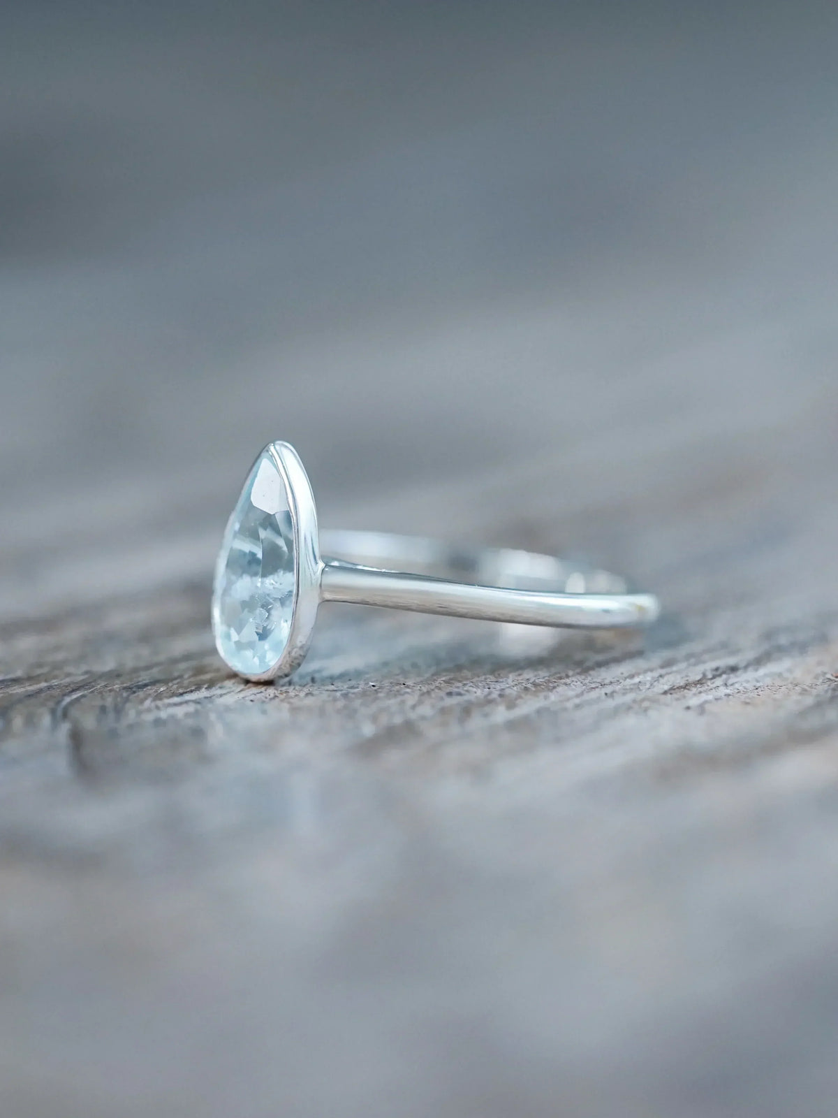 Aquamarine Ring in Silver