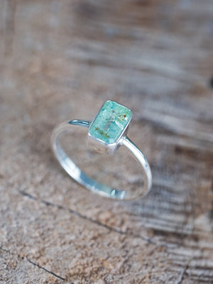 Baguette Emerald Ring - size 7