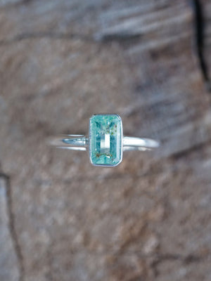 Baguette Emerald Ring - size 7