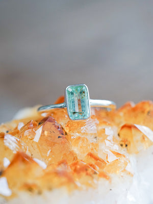 Baguette Emerald Ring - size 7