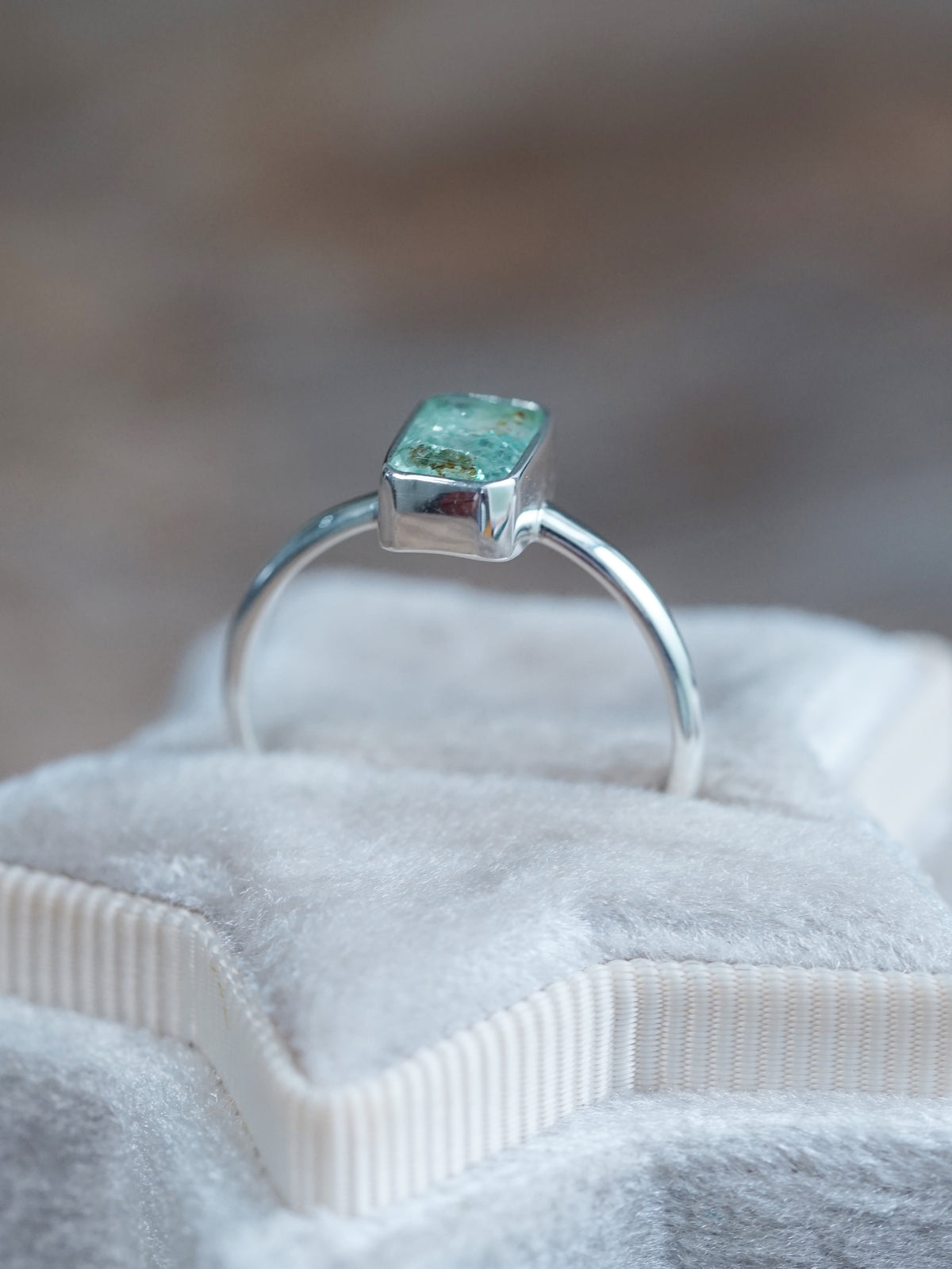 Baguette Emerald Ring - size 7