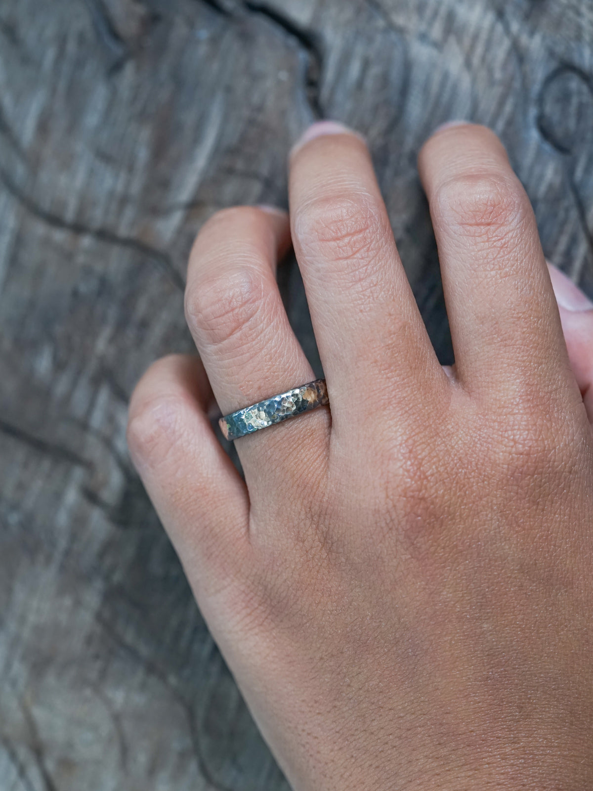 Black Gold Wedding Ring - Gardens of the Sun | Ethical Jewelry