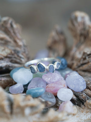 Blue Four Stone Sapphire Ring