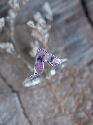 Red Borneo Agate Ring