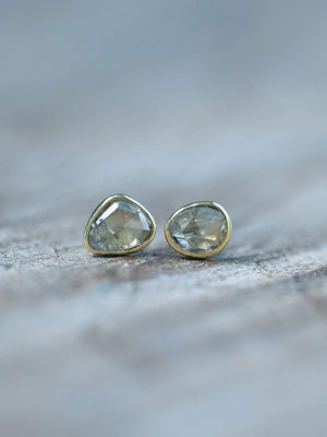 Borneo Diamond Earrings in Gold - Gardens of the Sun | Ethical Jewelry