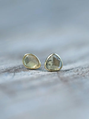 Borneo Diamond Earrings in Gold - Gardens of the Sun | Ethical Jewelry